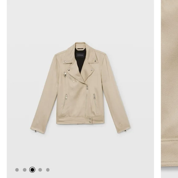 Club Monaco Relaxed Moto jacket S - Picture 3 of 10